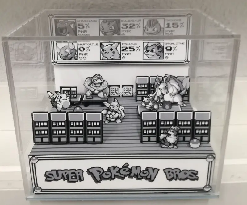 Super Pokémon Bros. Cubic Diorama 1