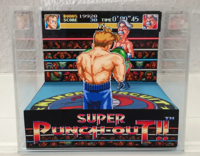 Super Punch-Out!! Cubic Diorama 1