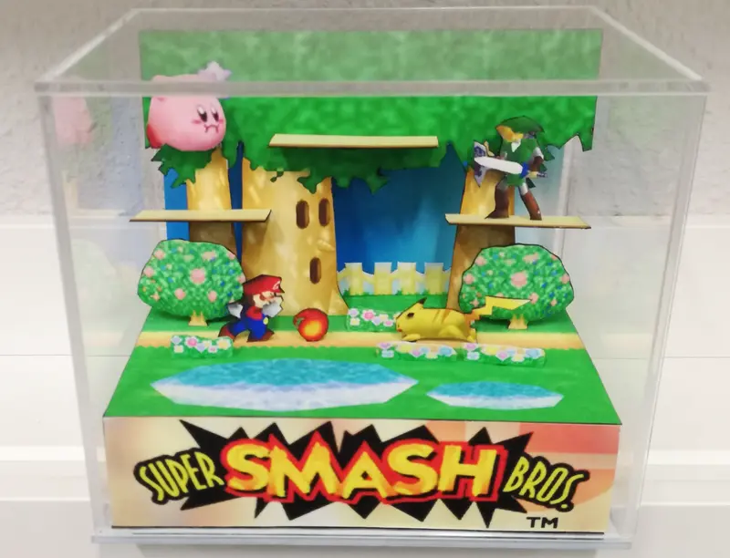 Super Smash Bros 64 Cubic Diorama 1
