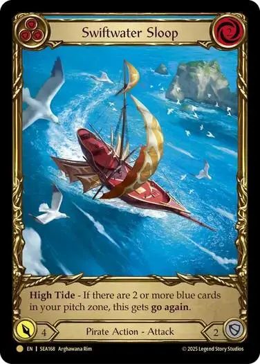 Swiftwater Sloop (Blue) (Treasure) [Sea168] (High Seas)  Cold Foil 1