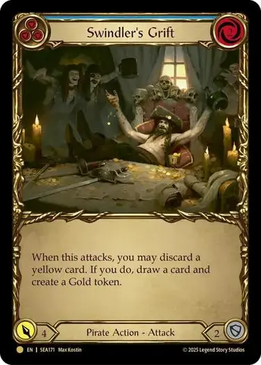 Swindler's Grift (Blue) (Treasure) [Sea171] (High Seas)  Cold Foil 1