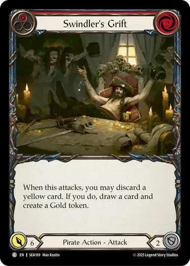 Swindler's Grift (Red) [Sea169] (High Seas)  Rainbow Foil 1