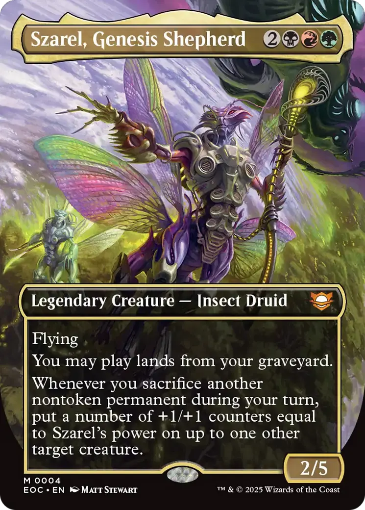 Szarel, Genesis Shepherd (Borderless) [Edge Of Eternities Commander] 1