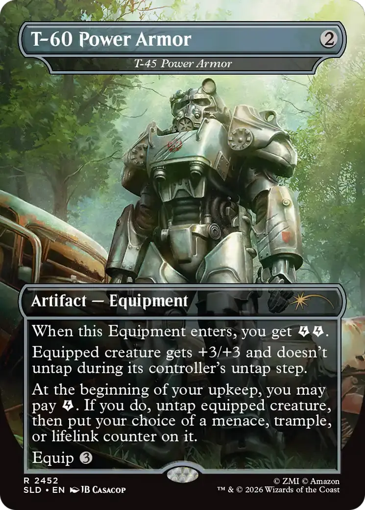 T-60 Power Armor - T-45 Power Armor [Secret Lair Drop Series] 1