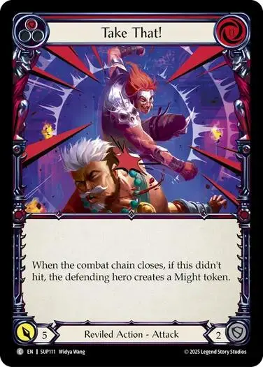 Take That! (Red) [Sup111] (Super Slam)  Rainbow Foil 1