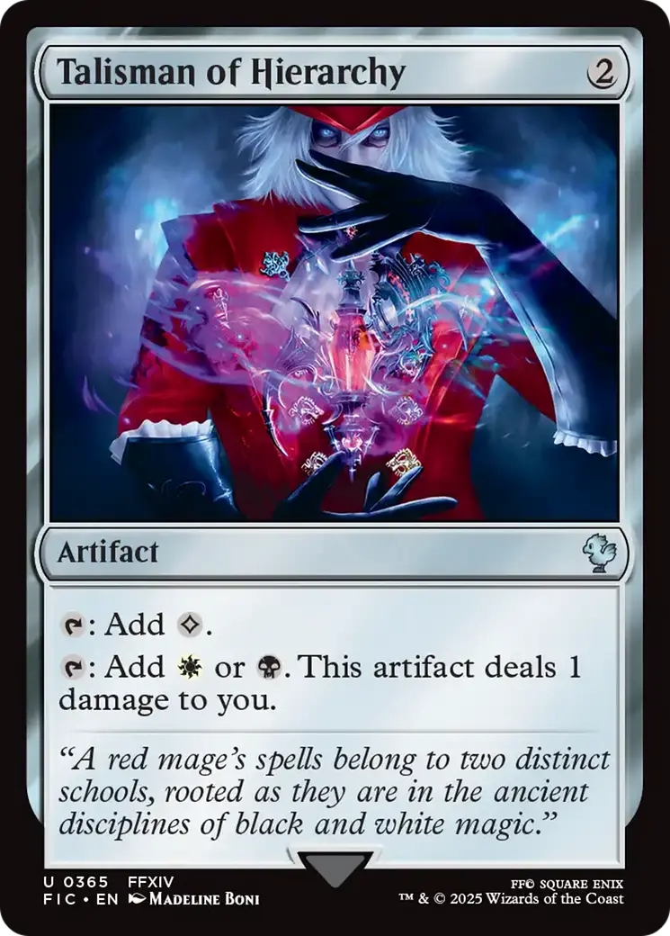 Talisman Of Hierarchy [Final Fantasy Commander] 1