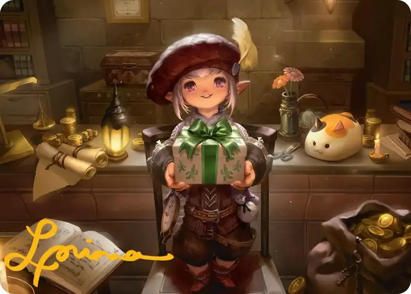 Tataru Taru Art Card (Gold-Stamped Signature) [Final Fantasy Art Series] 1