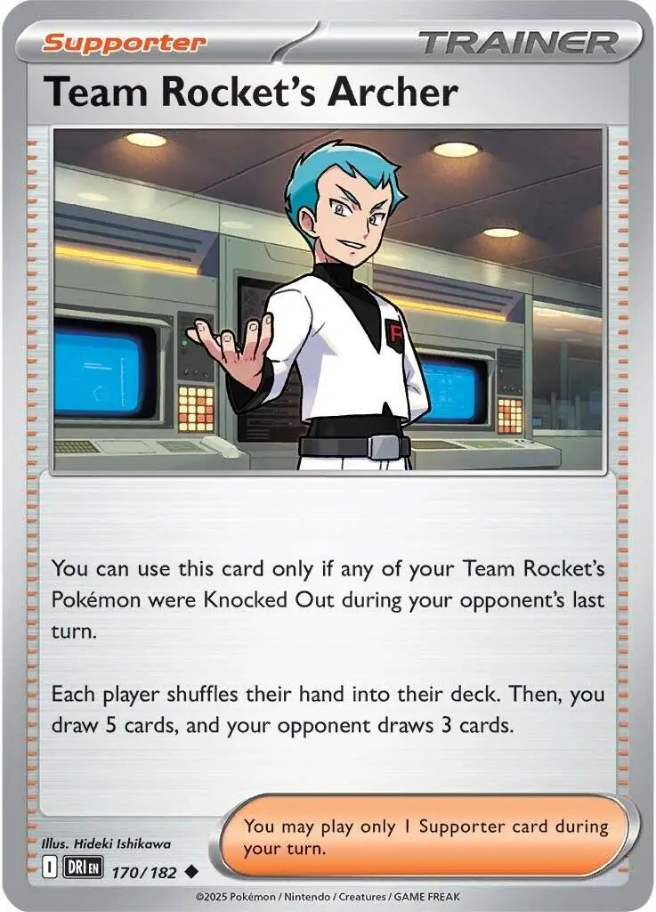 Team Rocket's Archer (170/182) [Scarlet & Violet: Destined Rivals] 1