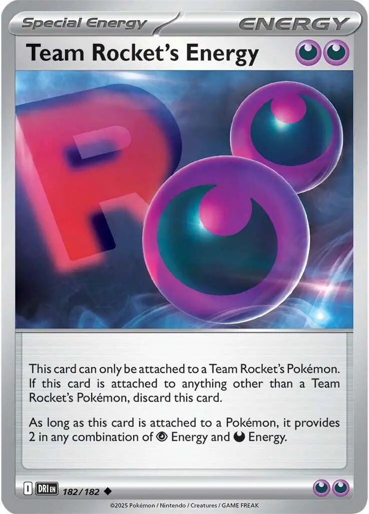 Team Rocket's Energy (182/182) [Scarlet & Violet: Destined Rivals] 1