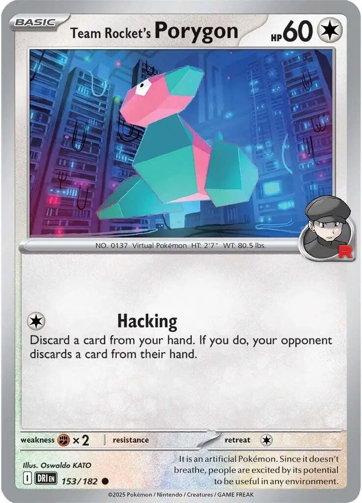 Team Rocket's Porygon (153/182) [Scarlet & Violet: Destined Rivals] 1