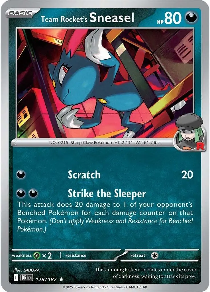 Team Rocket's Sneasel (128/182) [Scarlet & Violet: Destined Rivals] 1