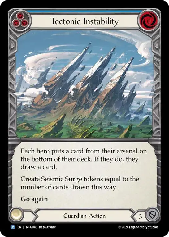 Tectonic Instability [Mpg046] (Mastery Pack Guardian)  Rainbow Foil 1