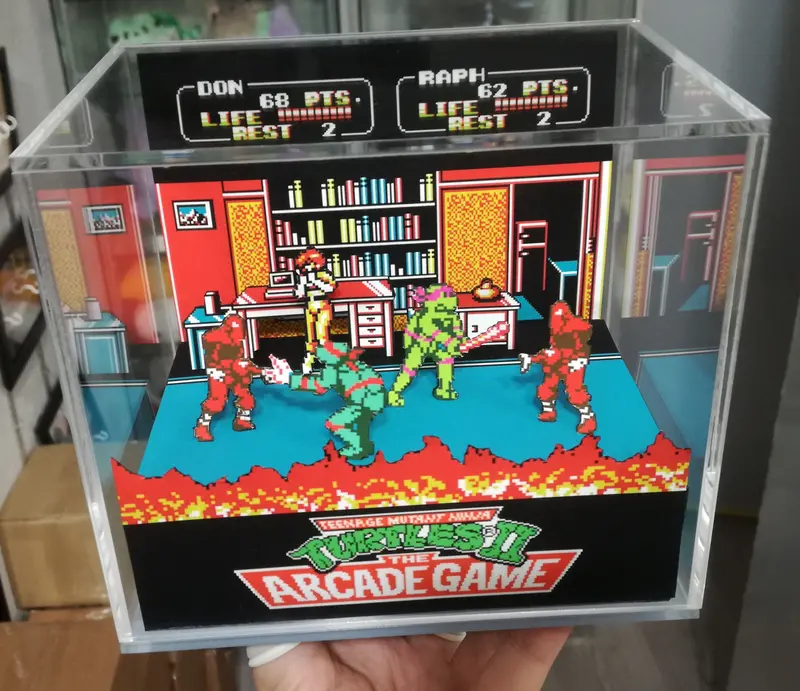Teenage Mutant Ninja Turtles 2 Cubic Diorama 2