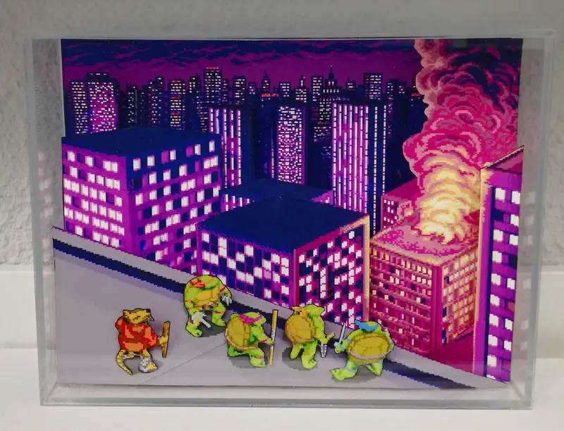 Teenage Mutant Ninja Turtles Clear Box 1