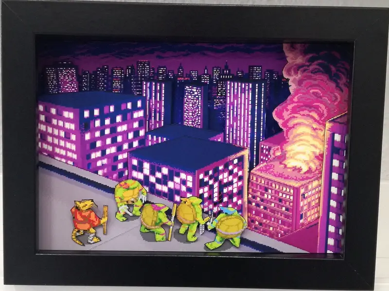 Teenage Mutant Ninja Turtles Diorama 1