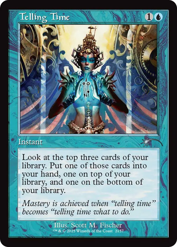 Telling Time (Retro Frame) [Secret Lair Drop Series] 1