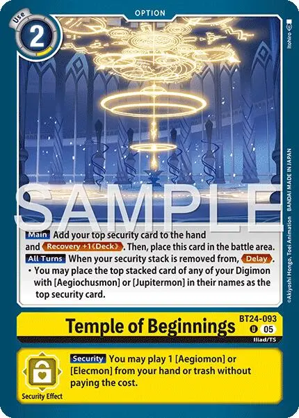 Temple Of Beginnings [Bt24-093] [Time Stranger] 1