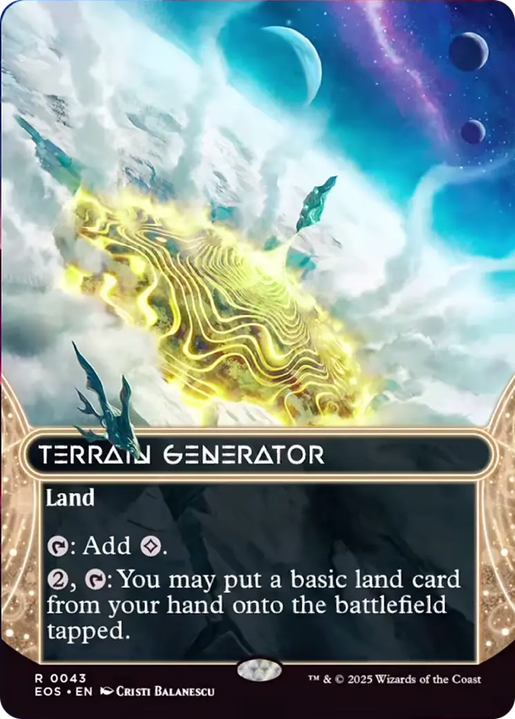 Terrain Generator (0043) (Borderless) [Edge Of Eternities: Stellar Sights] 1
