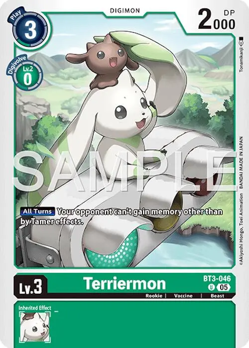 Terriermon [Bt3-046] (Foil Reprint) [Advanced Booster Digimon Generation] 1