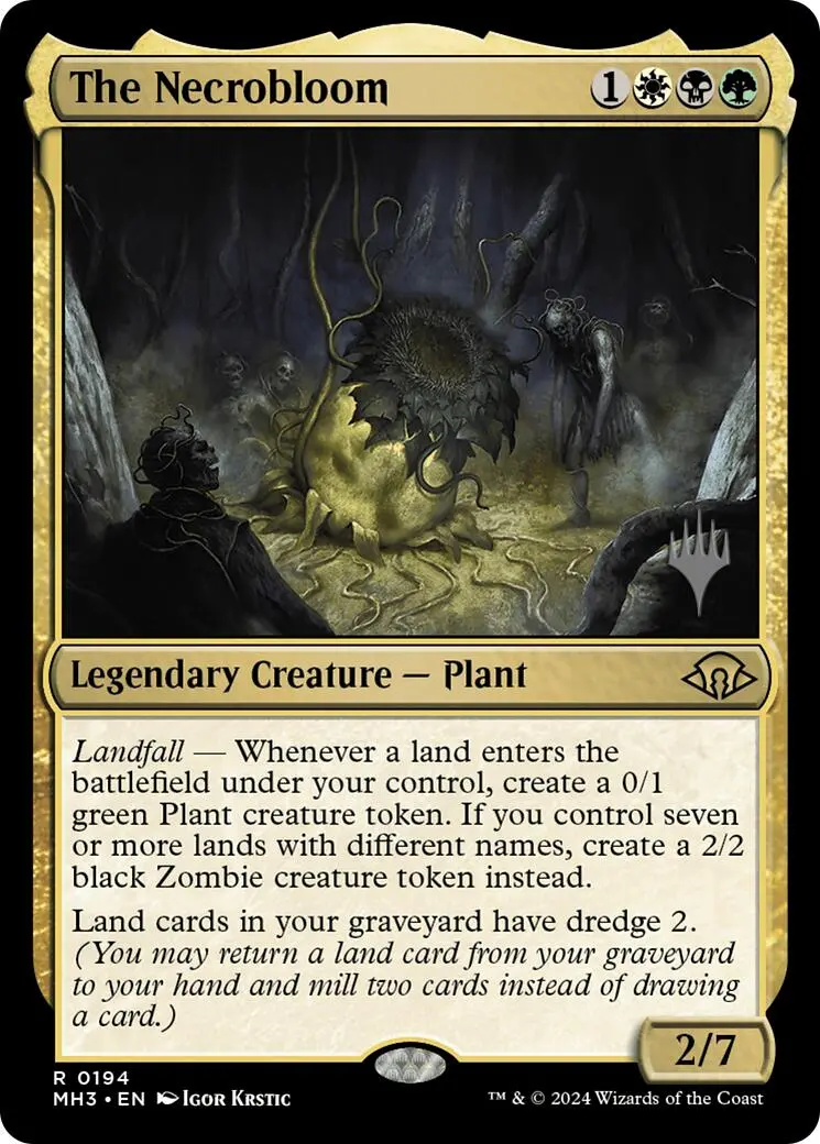 The Necrobloom (Promo Pack) [Edge Of Eternities Promo Pack] 1