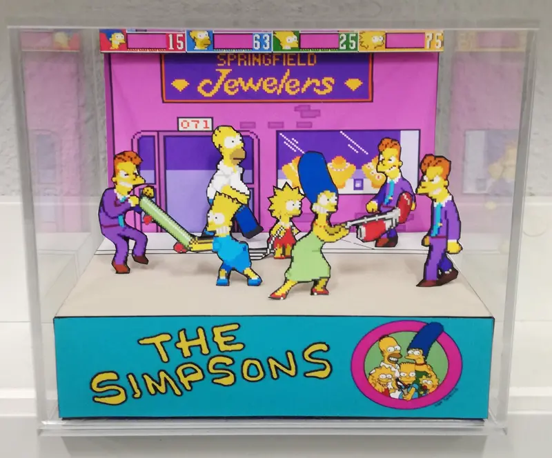 The Simpsons Arcade Cubic Diorama 1