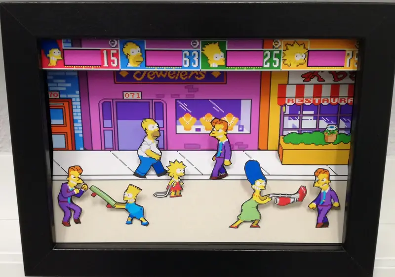 The Simpsons Arcade Diorama 1