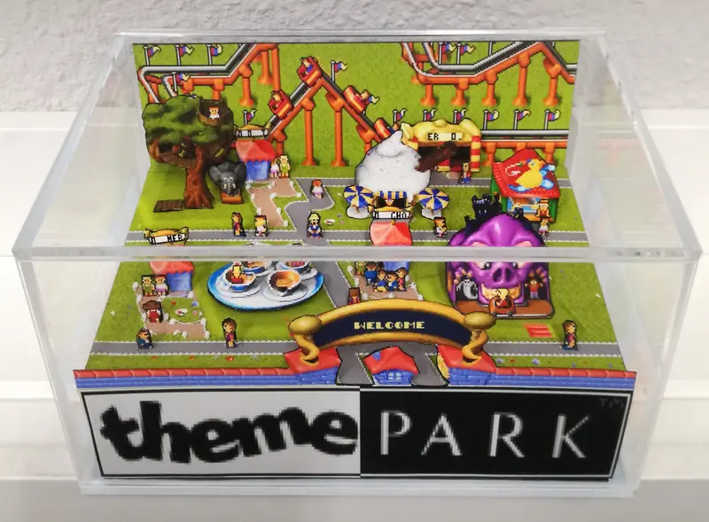 Theme Park Cubic Diorama 1