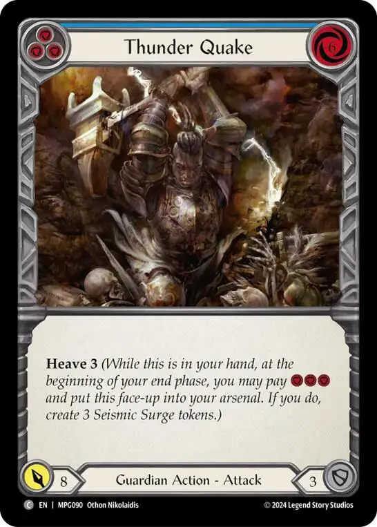 Thunder Quake (Blue) [Mpg090] (Mastery Pack Guardian) 1