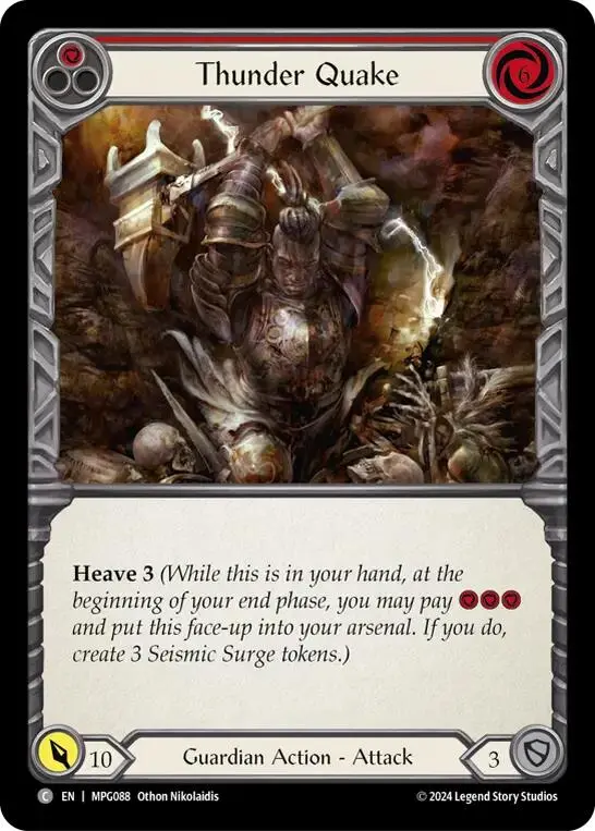 Thunder Quake (Red) [Mpg088] (Mastery Pack Guardian) 1