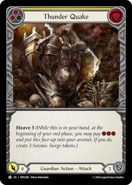 Thunder Quake (Yellow) [Mpg089] (Mastery Pack Guardian) 1