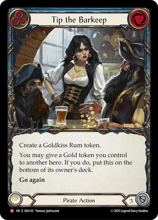 Tip The Barkeep [Sea132] (High Seas)  Rainbow Foil 1