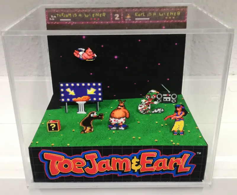 Toejam & Earl Cubic Diorama 1