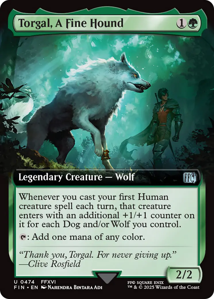 Torgal, A Fine Hound (Extended Art) [Final Fantasy] 1