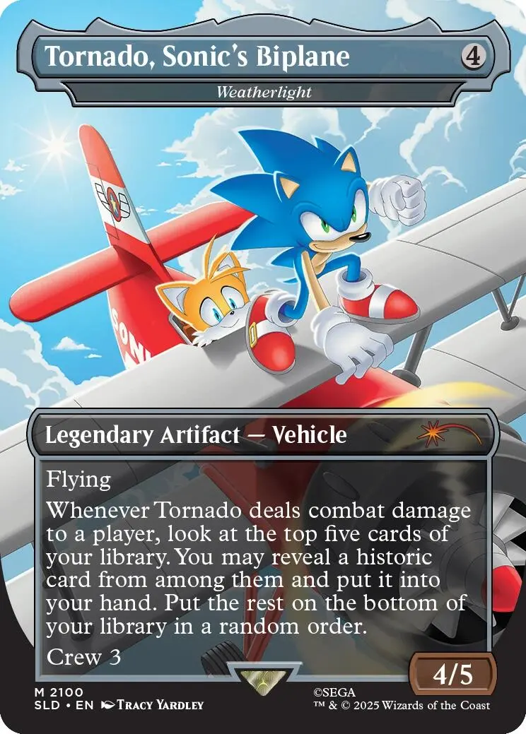 Tornado, Sonic's Biplane - Weatherlight [Secret Lair Drop Series] 1