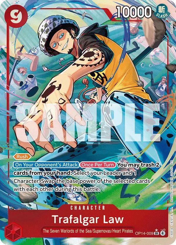 Trafalgar Law (Op14-009) (Alternate Art) [The Azure Sea's Seven] 1
