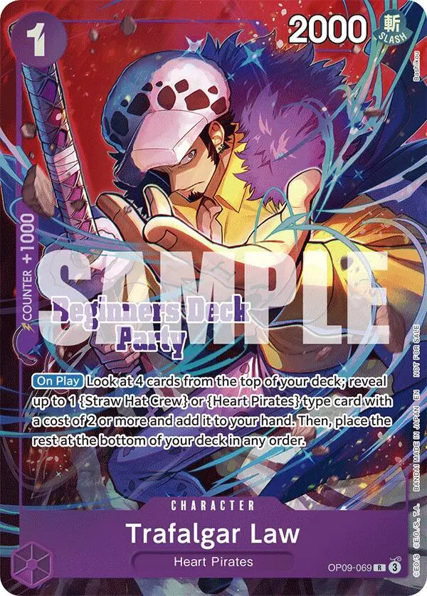 Trafalgar Law (St-23 - St-28 Beginners Deck Party) [Winner] [One Piece Promotion Cards] 1