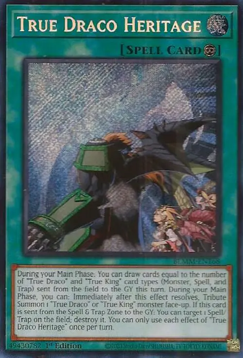 True Draco Heritage [Blmm-En168] Secret Rare 1