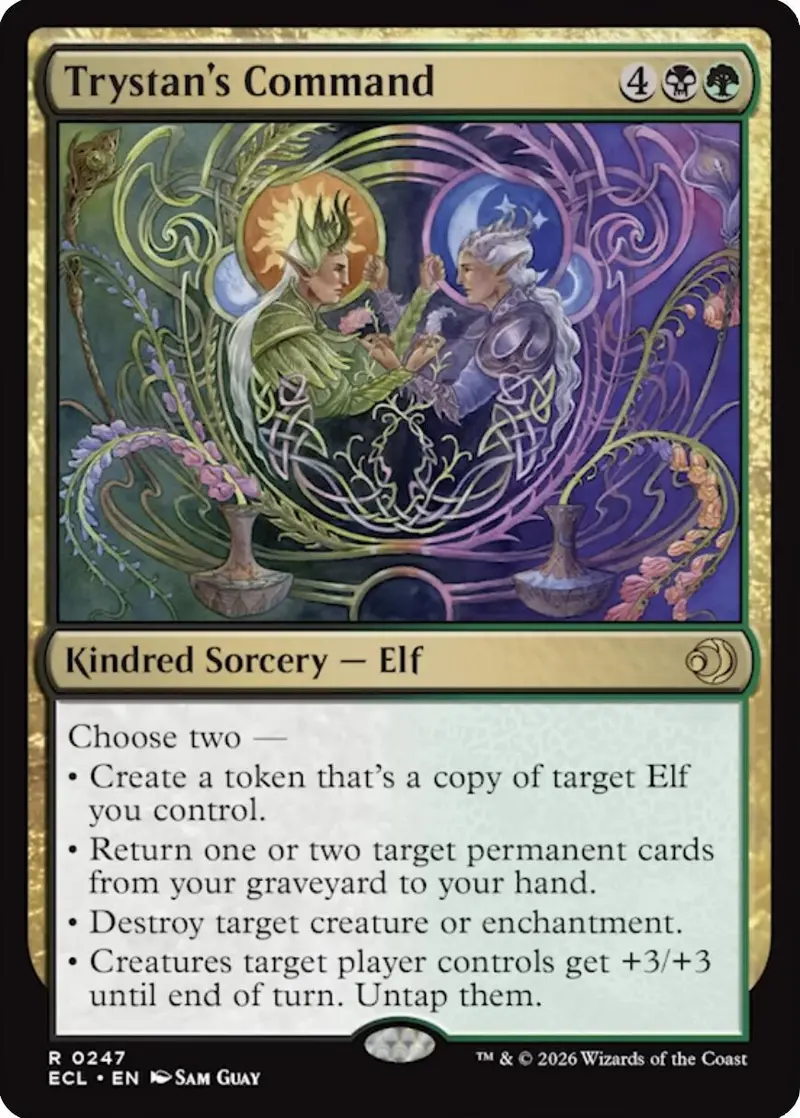 Trystan's Command [Lorwyn Eclipsed] 1