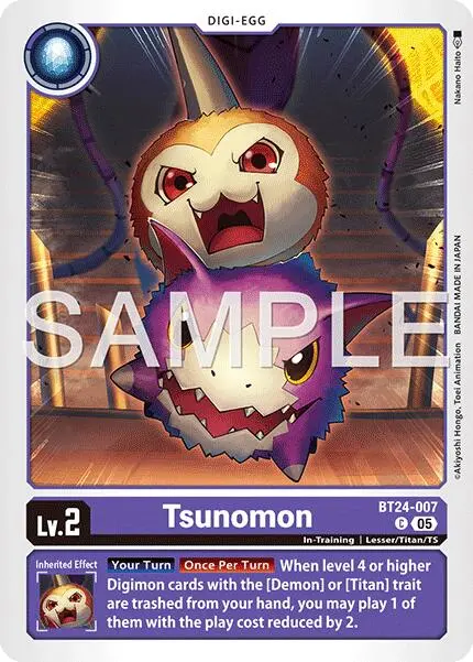 Tsunomon [Bt24-007] [Time Stranger] 1
