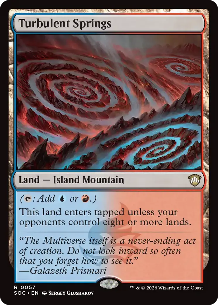 Turbulent Springs [Secrets Of Strixhaven Commander] 1