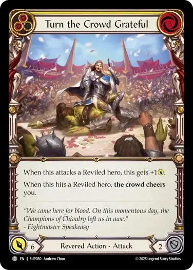 Turn The Crowd Grateful (Yellow) [Sup050] (Super Slam)  Rainbow Foil 1