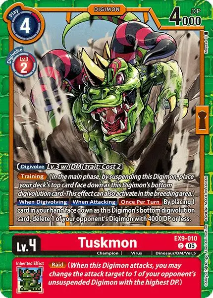 Tuskmon [Ex9-010] [Versus Monsters] 1
