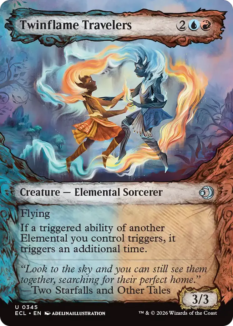 Twinflame Travelers (Showcase) [Lorwyn Eclipsed] 1