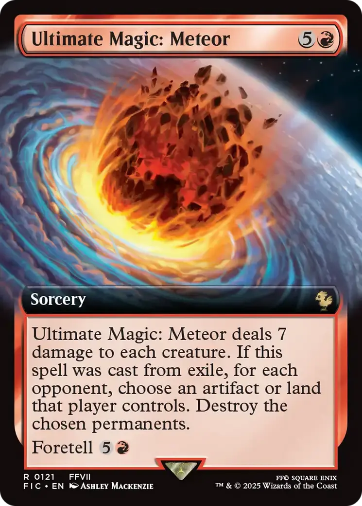 Ultimate Magic: Meteor (Extended Art) [Final Fantasy Commander] 1