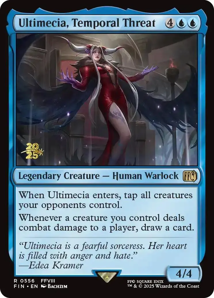 Ultimecia, Temporal Threat [Final Fantasy Prerelease Promo] 1