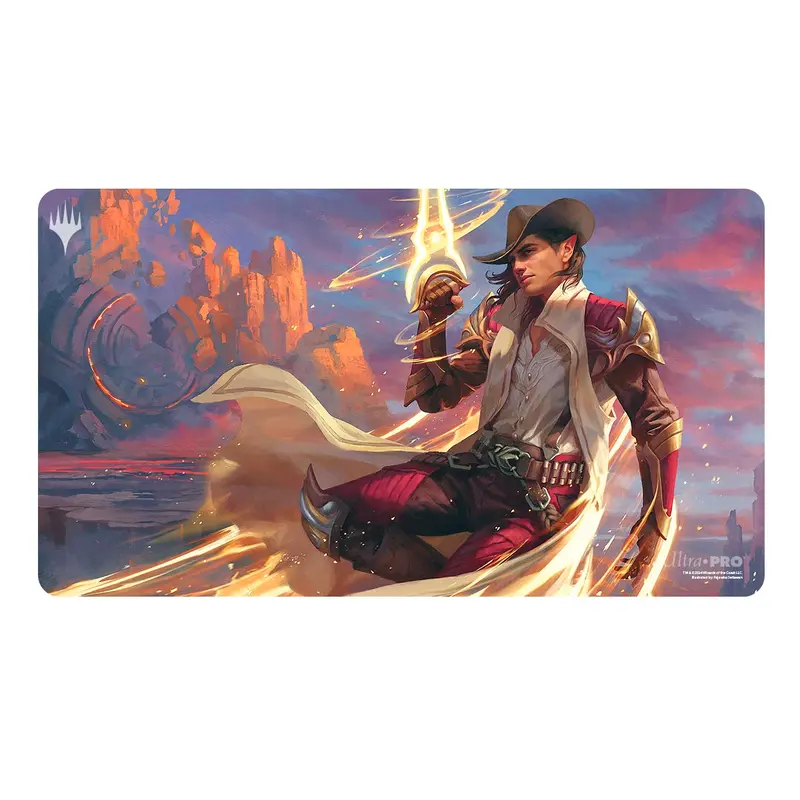 Ultra Pro: Playmat - Outlaws Of Thunder Junction (Kellan, The Kid Key Art) 1