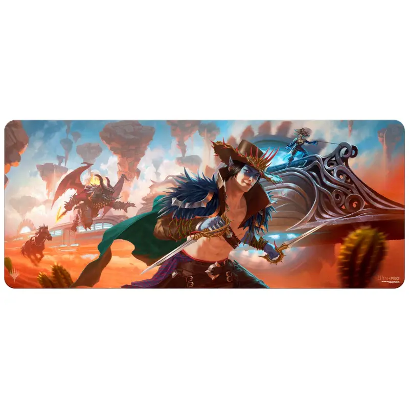 Ultra Pro: Playmat - Outlaws Of Thunder Junction (Train Heist) (6Ft Table) 1