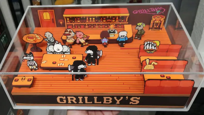 Undertale Mega Cube Diorama 1