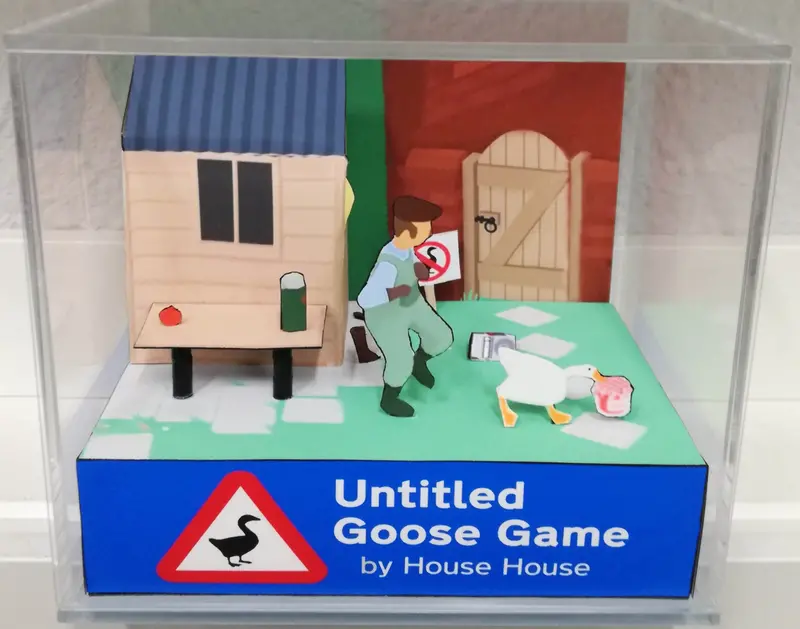 Untitled Goose Game Cubic Diorama 1