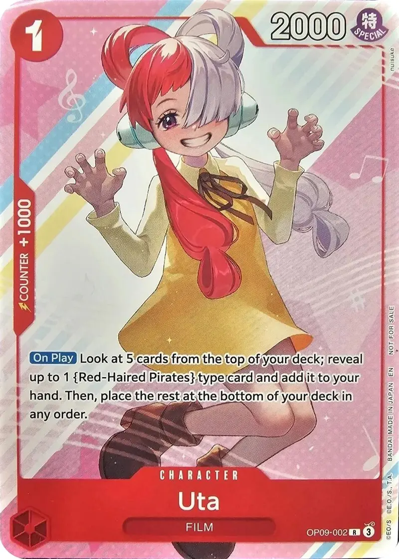 Uta (Welcome Pack Vol. 2) [One Piece Promotion Cards] 1